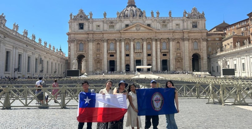 Estudiantes de la Pastoral Juvenil del Colegio Santa María Eufrasia viajan a Roma para el Jubileo